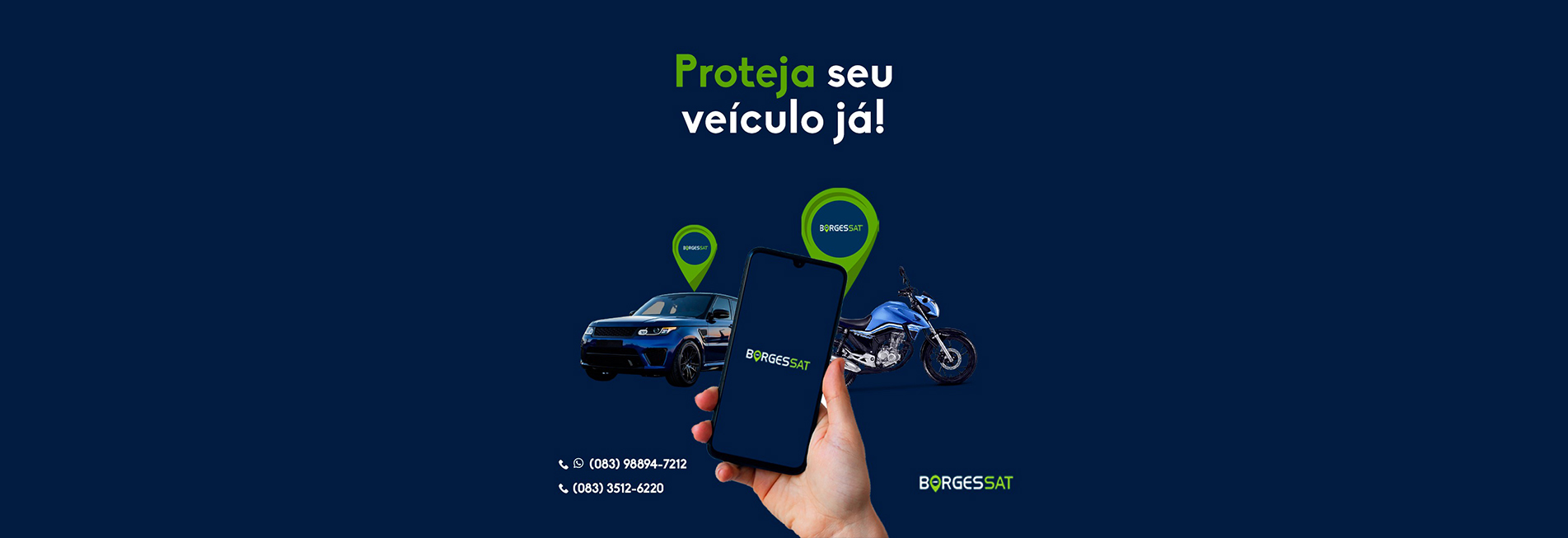 Carousel de imagens de rastreamento borgessat