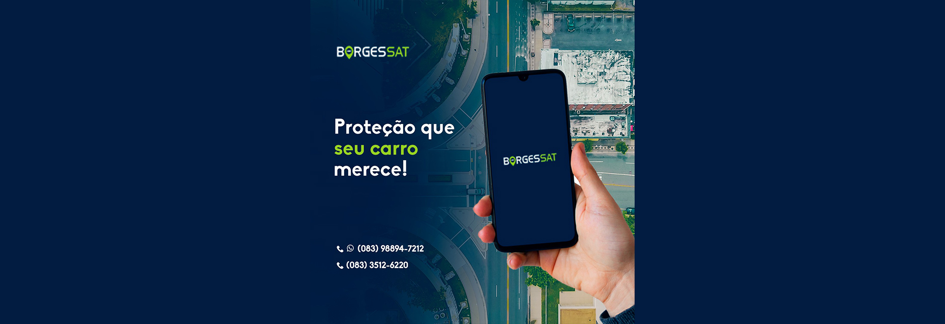 Carousel de imagens de rastreamento borgessat