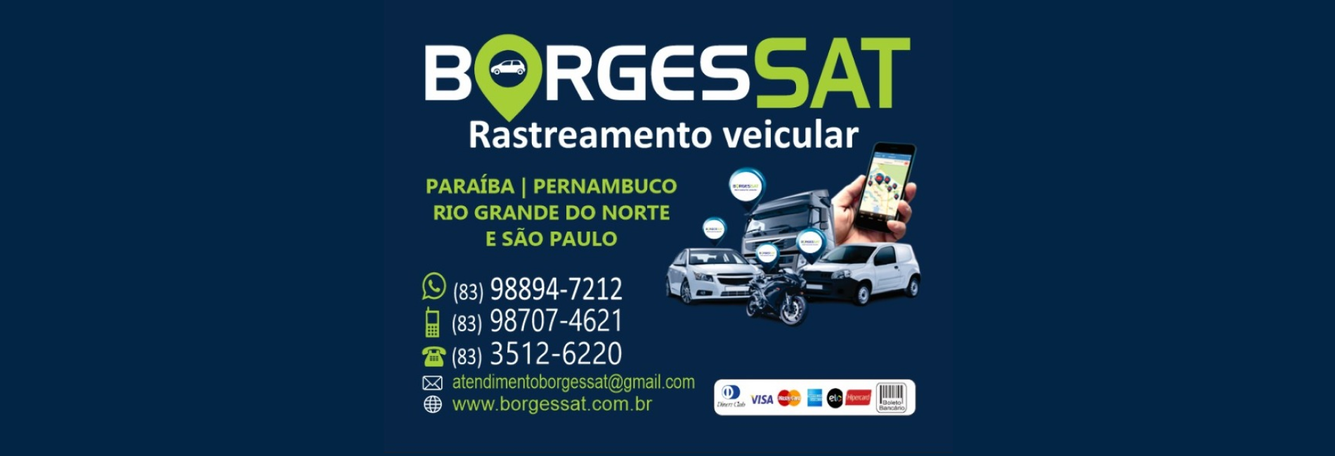 Imagem com descrição do funcionamento do sistema de rastreamento borgessat