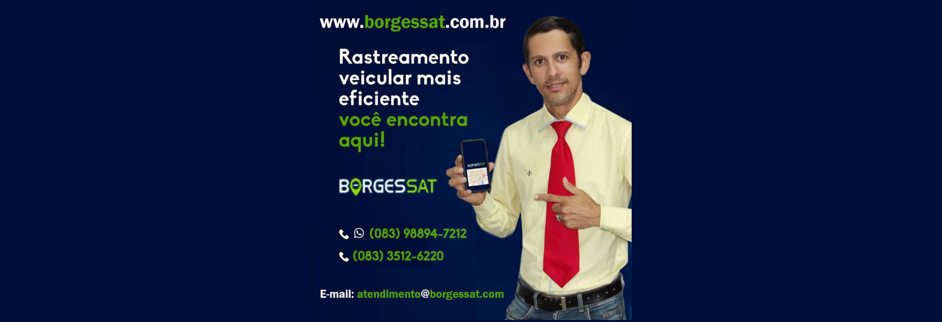 Imagem com descrição do funcionamento do sistema de rastreamento borgessat